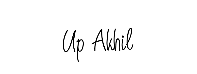 How to make Up Akhil signature? Angelique-Rose-font-FFP is a professional autograph style. Create handwritten signature for Up Akhil name. Up Akhil signature style 5 images and pictures png