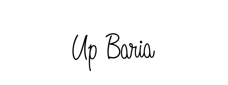 Make a beautiful signature design for name Up Baria. With this signature (Angelique-Rose-font-FFP) style, you can create a handwritten signature for free. Up Baria signature style 5 images and pictures png