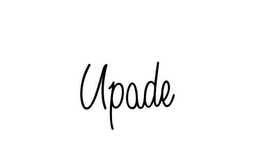 How to make Upade signature? Angelique-Rose-font-FFP is a professional autograph style. Create handwritten signature for Upade name. Upade signature style 5 images and pictures png