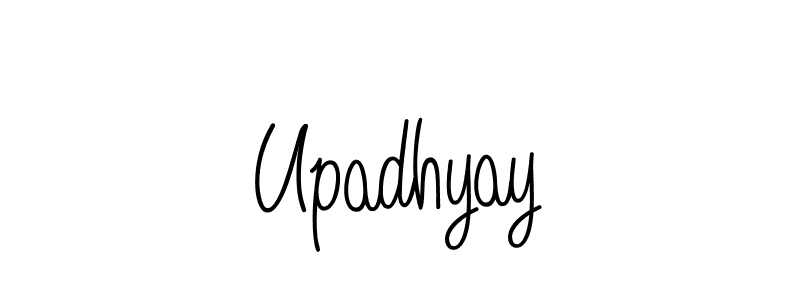 The best way (Angelique-Rose-font-FFP) to make a short signature is to pick only two or three words in your name. The name Upadhyay include a total of six letters. For converting this name. Upadhyay signature style 5 images and pictures png