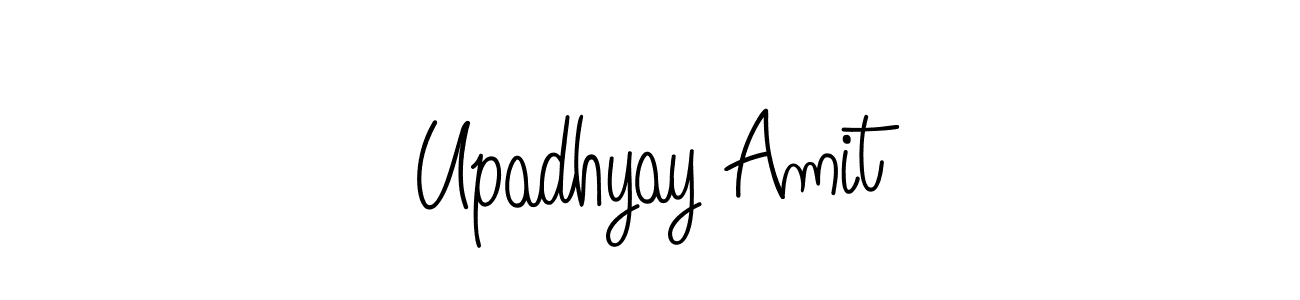 Use a signature maker to create a handwritten signature online. With this signature software, you can design (Angelique-Rose-font-FFP) your own signature for name Upadhyay Amit. Upadhyay Amit signature style 5 images and pictures png