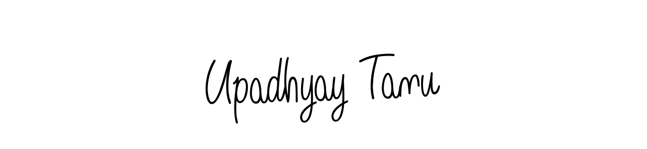 if you are searching for the best signature style for your name Upadhyay Tanu. so please give up your signature search. here we have designed multiple signature styles  using Angelique-Rose-font-FFP. Upadhyay Tanu signature style 5 images and pictures png