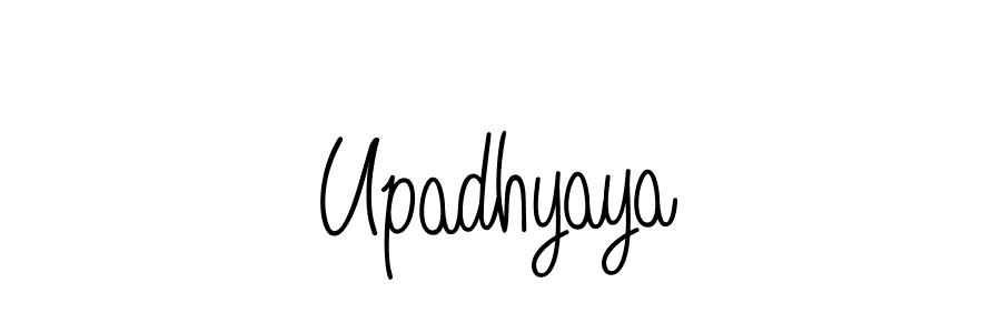 You should practise on your own different ways (Angelique-Rose-font-FFP) to write your name (Upadhyaya) in signature. don't let someone else do it for you. Upadhyaya signature style 5 images and pictures png