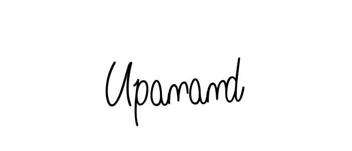 Create a beautiful signature design for name Upanand. With this signature (Angelique-Rose-font-FFP) fonts, you can make a handwritten signature for free. Upanand signature style 5 images and pictures png