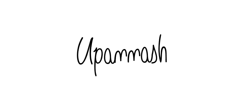 How to make Upannash name signature. Use Angelique-Rose-font-FFP style for creating short signs online. This is the latest handwritten sign. Upannash signature style 5 images and pictures png