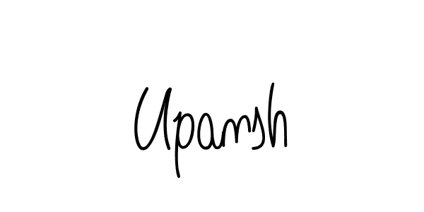 Make a beautiful signature design for name Upansh. Use this online signature maker to create a handwritten signature for free. Upansh signature style 5 images and pictures png