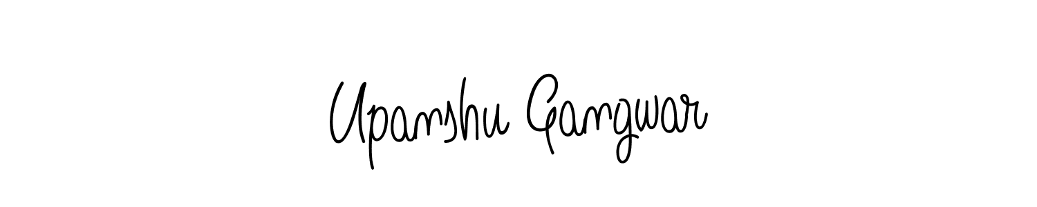 Make a short Upanshu Gangwar signature style. Manage your documents anywhere anytime using Angelique-Rose-font-FFP. Create and add eSignatures, submit forms, share and send files easily. Upanshu Gangwar signature style 5 images and pictures png