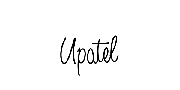 How to Draw Upatel signature style? Angelique-Rose-font-FFP is a latest design signature styles for name Upatel. Upatel signature style 5 images and pictures png