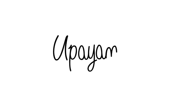 You should practise on your own different ways (Angelique-Rose-font-FFP) to write your name (Upayan) in signature. don't let someone else do it for you. Upayan signature style 5 images and pictures png