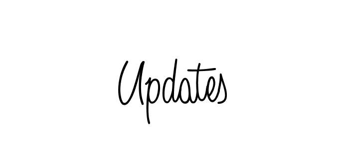 How to make Updates name signature. Use Angelique-Rose-font-FFP style for creating short signs online. This is the latest handwritten sign. Updates signature style 5 images and pictures png