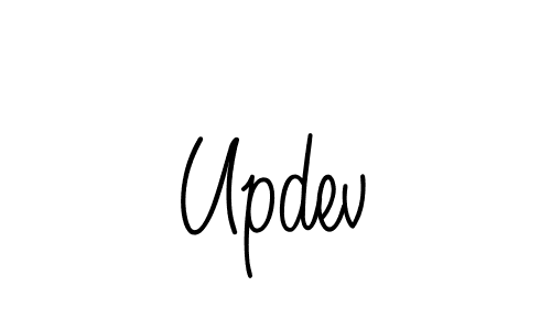 You can use this online signature creator to create a handwritten signature for the name Updev. This is the best online autograph maker. Updev signature style 5 images and pictures png