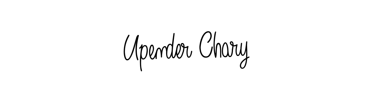 How to Draw Upender Chary signature style? Angelique-Rose-font-FFP is a latest design signature styles for name Upender Chary. Upender Chary signature style 5 images and pictures png