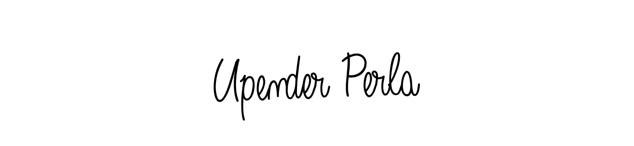 Once you've used our free online signature maker to create your best signature Angelique-Rose-font-FFP style, it's time to enjoy all of the benefits that Upender Perla name signing documents. Upender Perla signature style 5 images and pictures png