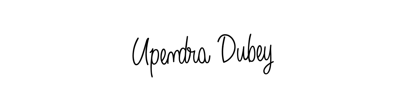 Create a beautiful signature design for name Upendra Dubey. With this signature (Angelique-Rose-font-FFP) fonts, you can make a handwritten signature for free. Upendra Dubey signature style 5 images and pictures png