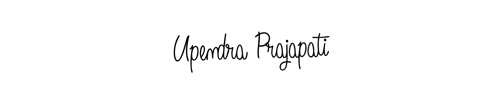 Similarly Angelique-Rose-font-FFP is the best handwritten signature design. Signature creator online .You can use it as an online autograph creator for name Upendra Prajapati. Upendra Prajapati signature style 5 images and pictures png