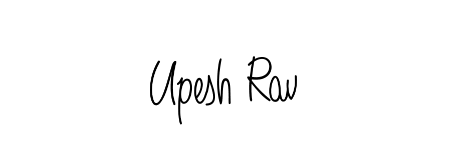 if you are searching for the best signature style for your name Upesh Rav. so please give up your signature search. here we have designed multiple signature styles  using Angelique-Rose-font-FFP. Upesh Rav signature style 5 images and pictures png