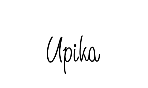 Design your own signature with our free online signature maker. With this signature software, you can create a handwritten (Angelique-Rose-font-FFP) signature for name Upika. Upika signature style 5 images and pictures png