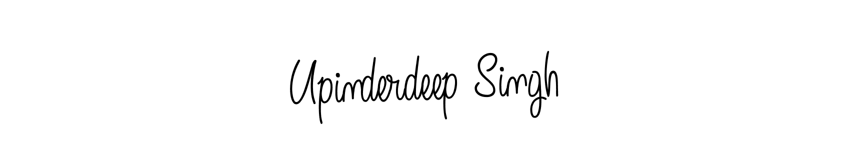 How to make Upinderdeep Singh signature? Angelique-Rose-font-FFP is a professional autograph style. Create handwritten signature for Upinderdeep Singh name. Upinderdeep Singh signature style 5 images and pictures png