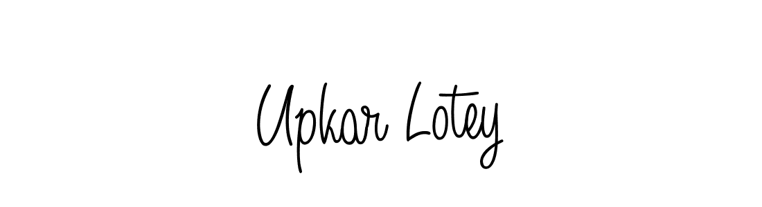 Also we have Upkar Lotey name is the best signature style. Create professional handwritten signature collection using Angelique-Rose-font-FFP autograph style. Upkar Lotey signature style 5 images and pictures png