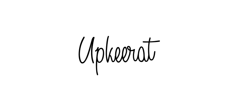 Also we have Upkeerat name is the best signature style. Create professional handwritten signature collection using Angelique-Rose-font-FFP autograph style. Upkeerat signature style 5 images and pictures png