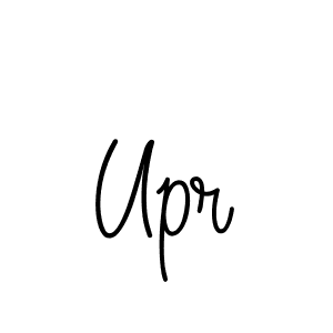 Use a signature maker to create a handwritten signature online. With this signature software, you can design (Angelique-Rose-font-FFP) your own signature for name Upr. Upr signature style 5 images and pictures png