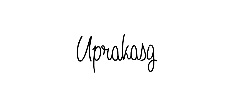 How to Draw Uprakasg signature style? Angelique-Rose-font-FFP is a latest design signature styles for name Uprakasg. Uprakasg signature style 5 images and pictures png