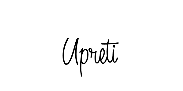 Make a beautiful signature design for name Upreti. Use this online signature maker to create a handwritten signature for free. Upreti signature style 5 images and pictures png