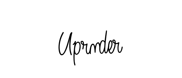 You should practise on your own different ways (Angelique-Rose-font-FFP) to write your name (Uprnder) in signature. don't let someone else do it for you. Uprnder signature style 5 images and pictures png