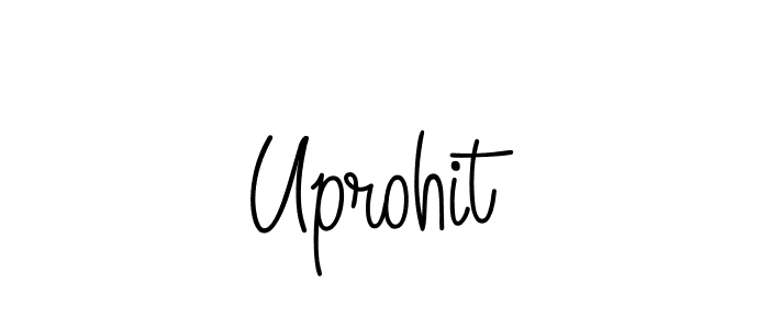 How to Draw Uprohit signature style? Angelique-Rose-font-FFP is a latest design signature styles for name Uprohit. Uprohit signature style 5 images and pictures png