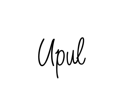 How to make Upul signature? Angelique-Rose-font-FFP is a professional autograph style. Create handwritten signature for Upul name. Upul signature style 5 images and pictures png