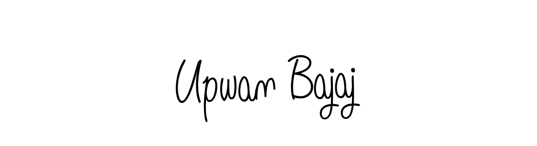 How to make Upwan Bajaj signature? Angelique-Rose-font-FFP is a professional autograph style. Create handwritten signature for Upwan Bajaj name. Upwan Bajaj signature style 5 images and pictures png