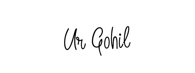 Also we have Ur Gohil name is the best signature style. Create professional handwritten signature collection using Angelique-Rose-font-FFP autograph style. Ur Gohil signature style 5 images and pictures png