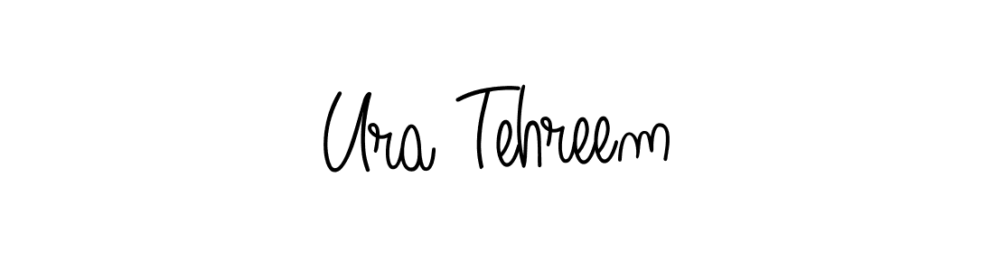 Angelique-Rose-font-FFP is a professional signature style that is perfect for those who want to add a touch of class to their signature. It is also a great choice for those who want to make their signature more unique. Get Ura Tehreem name to fancy signature for free. Ura Tehreem signature style 5 images and pictures png