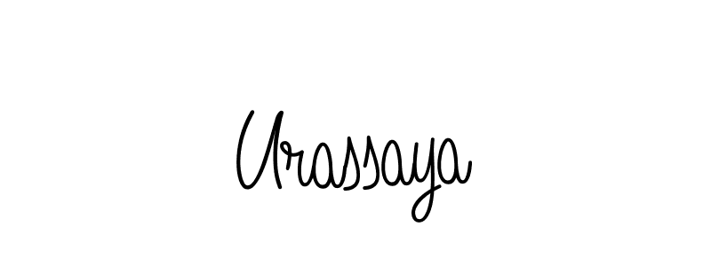 How to Draw Urassaya signature style? Angelique-Rose-font-FFP is a latest design signature styles for name Urassaya. Urassaya signature style 5 images and pictures png