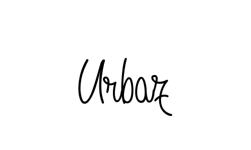 How to Draw Urbaz signature style? Angelique-Rose-font-FFP is a latest design signature styles for name Urbaz. Urbaz signature style 5 images and pictures png