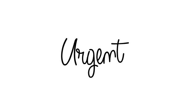 Use a signature maker to create a handwritten signature online. With this signature software, you can design (Angelique-Rose-font-FFP) your own signature for name Urgent. Urgent signature style 5 images and pictures png