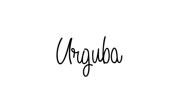 Design your own signature with our free online signature maker. With this signature software, you can create a handwritten (Angelique-Rose-font-FFP) signature for name Urguba. Urguba signature style 5 images and pictures png