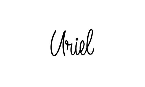 Angelique-Rose-font-FFP is a professional signature style that is perfect for those who want to add a touch of class to their signature. It is also a great choice for those who want to make their signature more unique. Get Uriel name to fancy signature for free. Uriel signature style 5 images and pictures png