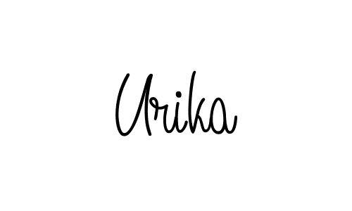 How to make Urika signature? Angelique-Rose-font-FFP is a professional autograph style. Create handwritten signature for Urika name. Urika signature style 5 images and pictures png