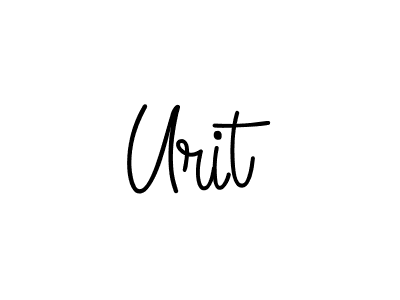 How to Draw Urit signature style? Angelique-Rose-font-FFP is a latest design signature styles for name Urit. Urit signature style 5 images and pictures png