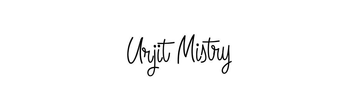 How to Draw Urjit Mistry signature style? Angelique-Rose-font-FFP is a latest design signature styles for name Urjit Mistry. Urjit Mistry signature style 5 images and pictures png