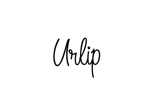 Make a beautiful signature design for name Urlip. With this signature (Angelique-Rose-font-FFP) style, you can create a handwritten signature for free. Urlip signature style 5 images and pictures png