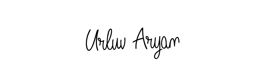 You can use this online signature creator to create a handwritten signature for the name Urluv Aryan. This is the best online autograph maker. Urluv Aryan signature style 5 images and pictures png