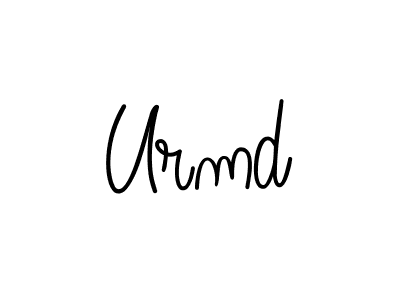 How to make Urmd signature? Angelique-Rose-font-FFP is a professional autograph style. Create handwritten signature for Urmd name. Urmd signature style 5 images and pictures png