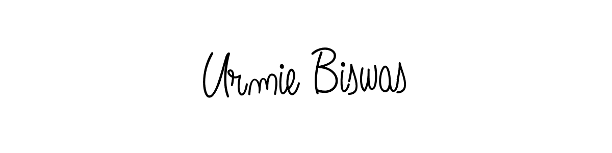 Also You can easily find your signature by using the search form. We will create Urmie Biswas name handwritten signature images for you free of cost using Angelique-Rose-font-FFP sign style. Urmie Biswas signature style 5 images and pictures png