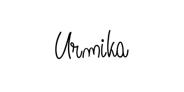 Also we have Urmika name is the best signature style. Create professional handwritten signature collection using Angelique-Rose-font-FFP autograph style. Urmika signature style 5 images and pictures png