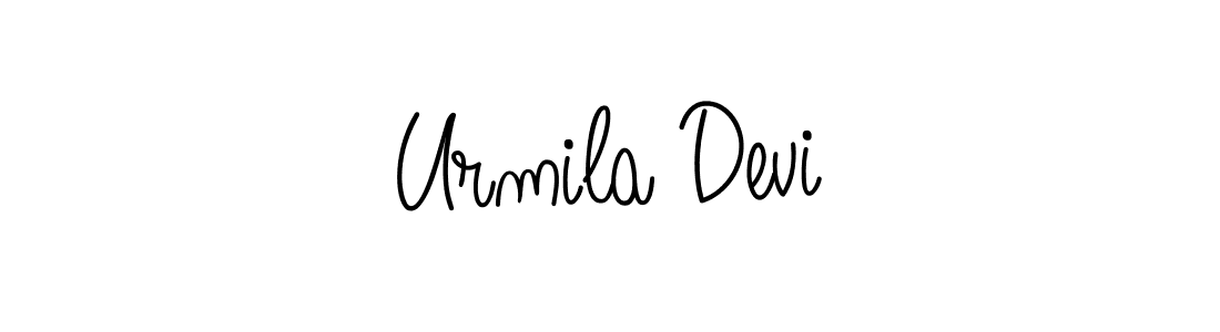 Make a short Urmila Devi signature style. Manage your documents anywhere anytime using Angelique-Rose-font-FFP. Create and add eSignatures, submit forms, share and send files easily. Urmila Devi signature style 5 images and pictures png