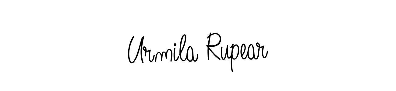How to make Urmila Rupear signature? Angelique-Rose-font-FFP is a professional autograph style. Create handwritten signature for Urmila Rupear name. Urmila Rupear signature style 5 images and pictures png