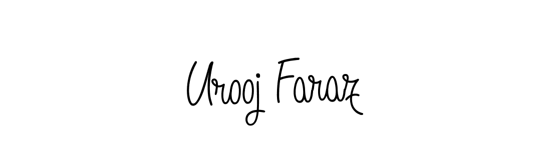 Make a short Urooj Faraz signature style. Manage your documents anywhere anytime using Angelique-Rose-font-FFP. Create and add eSignatures, submit forms, share and send files easily. Urooj Faraz signature style 5 images and pictures png