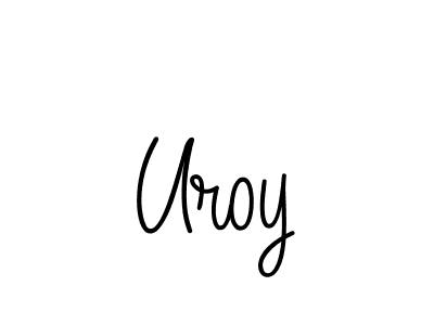 Make a short Uroy signature style. Manage your documents anywhere anytime using Angelique-Rose-font-FFP. Create and add eSignatures, submit forms, share and send files easily. Uroy signature style 5 images and pictures png